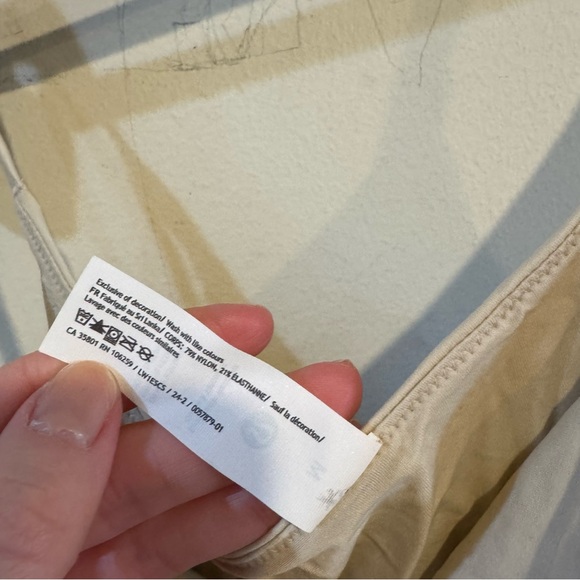 Lululemon Wundermost Ultra-Soft Nulu Spaghetti-Strap Cami Tank Top Mojave tan - Picture 4 of 6